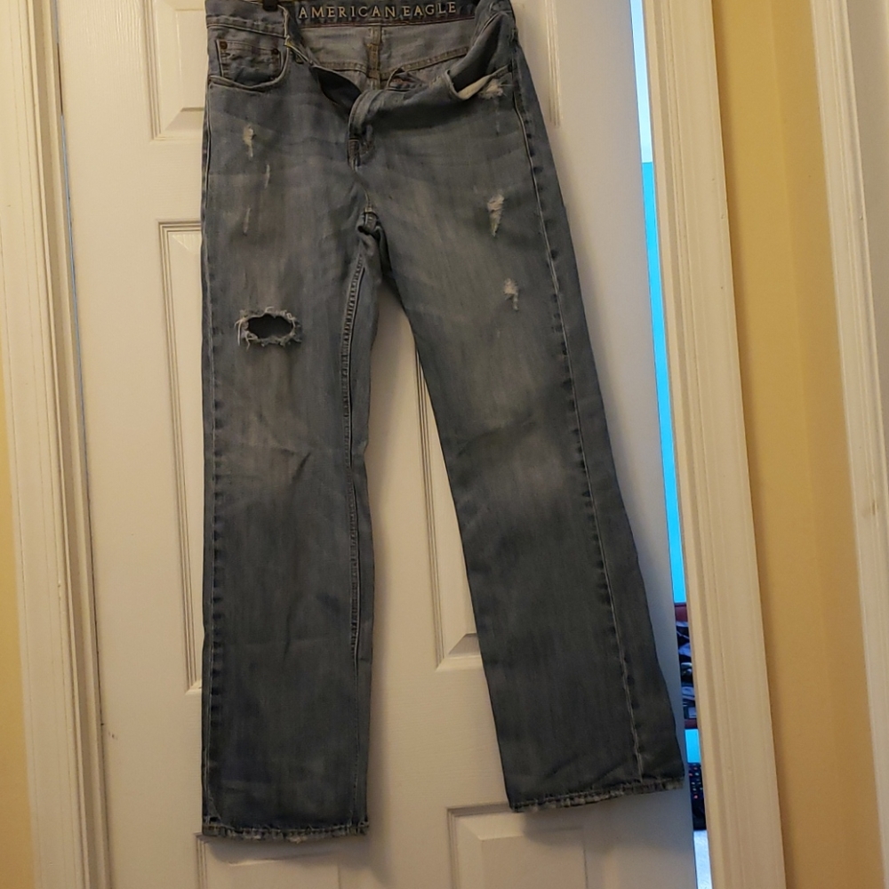 American Eagle Bootcut Ripped Jeans - Picture 5 of 5